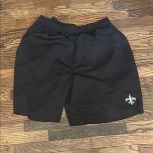 NFL Black Athletic Shorts with Team Logo